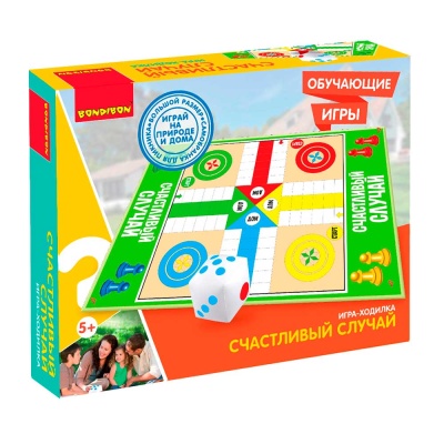 Настольная игра-ходилка Счастливый случай Bondibon ВВ2607