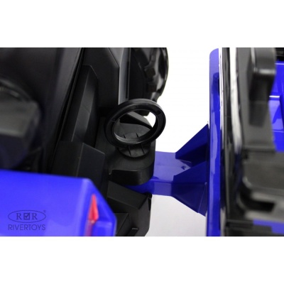 Детский электромобиль RiverToys O555OO синий 04