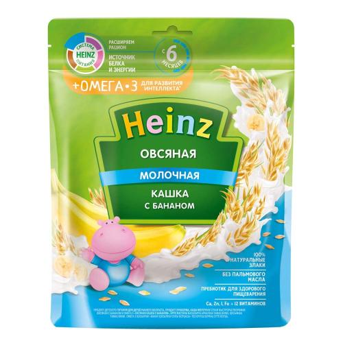 Каша молочная овсяная с бананом Heinz (с 6 мес) 200 г