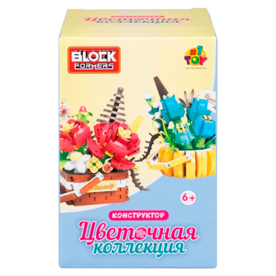 Конструктор Цветочной коллекции Корзина с розами Blockformers 1toy Т26529 3