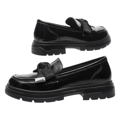 Туфли школьные Baden KPA004-140 чёрный 02