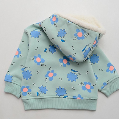 Толстовка утеплённая для девочки Tuffy 2304 мятная 3