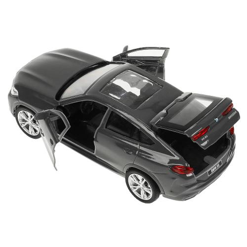 Машина металлическая инерционная BMW X6 12 см Технопарк X6-12-GY фото 2