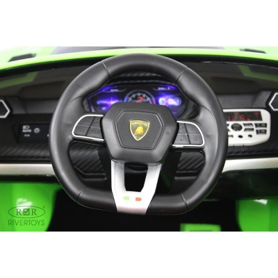 Детский электромобиль Lamborghini Urus RiverToys E777EE зелёный
