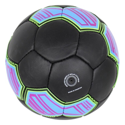 Мяч футбольный Ingame Gift IFB-108 чёрно-сине-зелёный 03