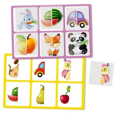 Лото Половинки + игра Наперегонки Stellar 00919