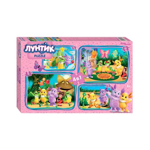 Набор пазлов 4-в-1 Лунтик Мельница Step Puzzle 92311 фото 6