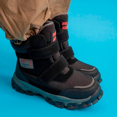 Ботинки для мальчика Baden KPE015-011 черные 3