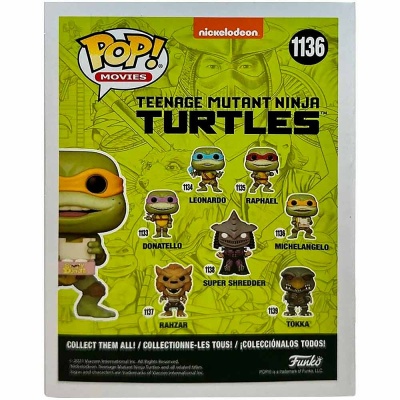 Фигурка Funko POP Черепашки Ниндзя Микеланджело с пончиками 10 см Funko 56162 3
