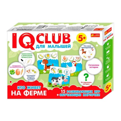 Учебные пазлы Кто живет на ферме Ranok 13152038Р 1