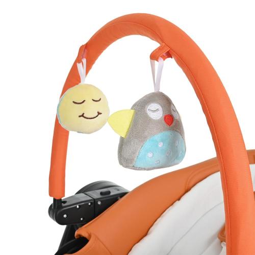 Стульчик для кормления 3 в 1 Pituso Triola SG116-BlackFrame/Orange чёрная рама оранжевый фото 14