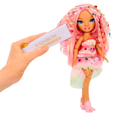 Кукла Rainbow High Dazzling Аделин MGA 70778 розовая