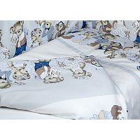 Комплект детского постельного белья 3пр Мишкины игрушки Lappetti 3023