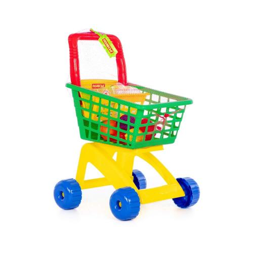 Игровой набор Тележка для маркета и набор продуктов №8 Полесье 61928 фото 5