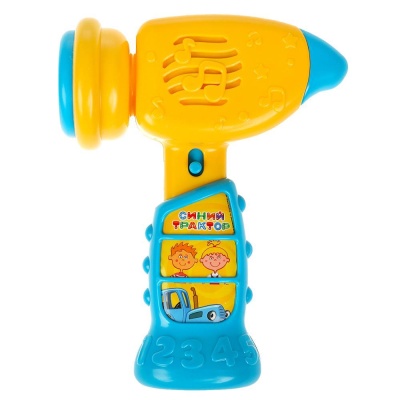 Развивающая игрушка Веселый молоток Синий трактор Умка HT1115-R