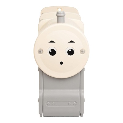 Стеллаж для игрушек с ящиками Паровозик Pituso YYTF23-grey 03