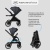 Коляска 2 в 1 Amarobaby Motus серый