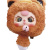 Фигурка-брелок Baby Three круглая с колокольчиком TT2847