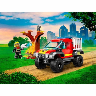 Конструктор Lego City 60393 Спасательный пожарный внедорожник