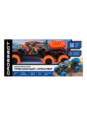 Трехосный Монстр на радиоуправлении Дракон 4х4 Crossbot 870793