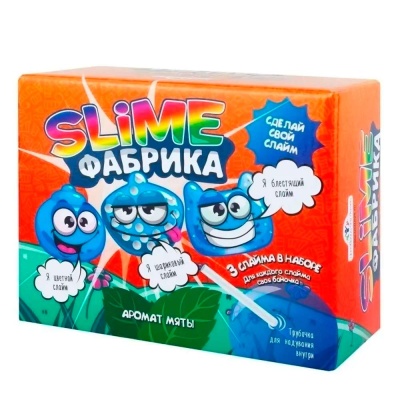 Набор для опытов  Фабрика слаймов Мята 3 в 1 Висма 511 3