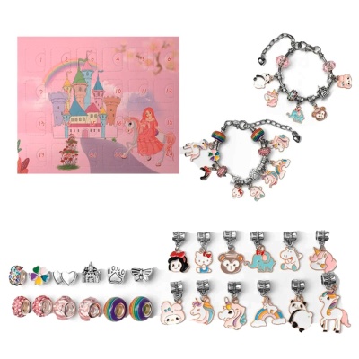 Набор для создания браслетов Адвент календарь Принцесса Наша игрушка 9756538 1