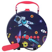 Детская караоке колонка с двумя микрофонами Космос Shenzhen toys QYS-308-4