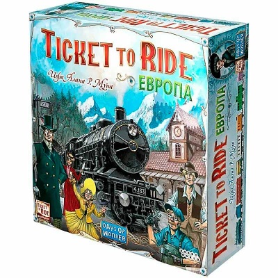 Настольная игра Ticket to Ride Европа Hobby World 1032
