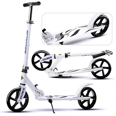 Самокат Scooter 2-х колесный U038251Y белый