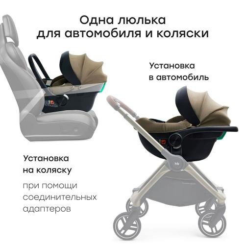 Автокресло 0-13 кг Happy Baby Safer dark olive фото 9