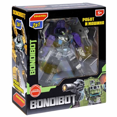 Робот-трансформер 2в1 Bondibot Бульдозер Bondibon ВВ6053