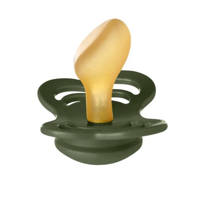 Соска-пустышка латексная 6-36 месяцев BIBS Couture Latex Hunter Green 1610218 2