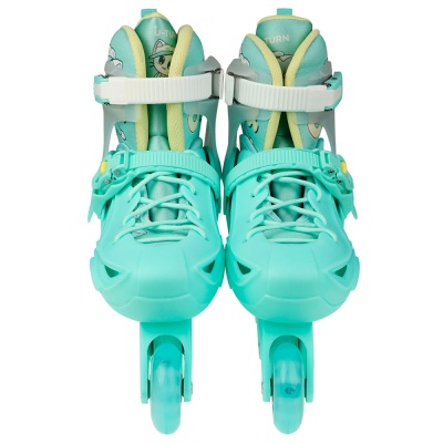 Ролики раздвижные размер S 29-33 Рыжий кот РЛК-2537 голубые 2