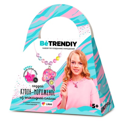Набор для создания украшений Кулон мороженое Be TrenDIY Наша игрушка B015Y 4 Набор для создания украшений Кулон мороженое Be TrenDIY Наша игрушка B015Y 4