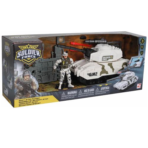 Игровой набор Солдаты Стремительная атака на танке Chap Mei 545008-1 фото 2