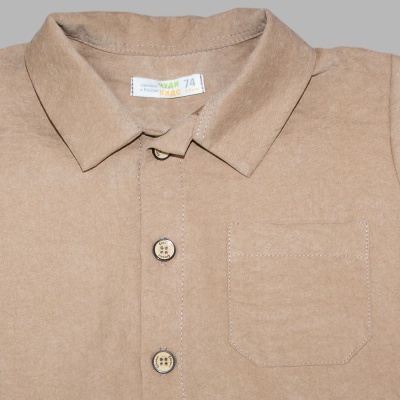 Рубашка Чуди Кидс 455825Ц2(2)-1 коричневый 02