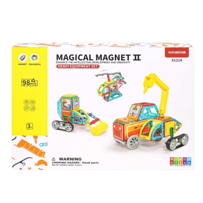 Магнитный конструктор Транспорт 98 деталей 2098717-1