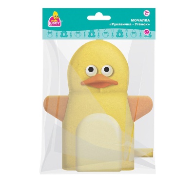 Мочалка Рукавичка-Утенок Lubby 14080