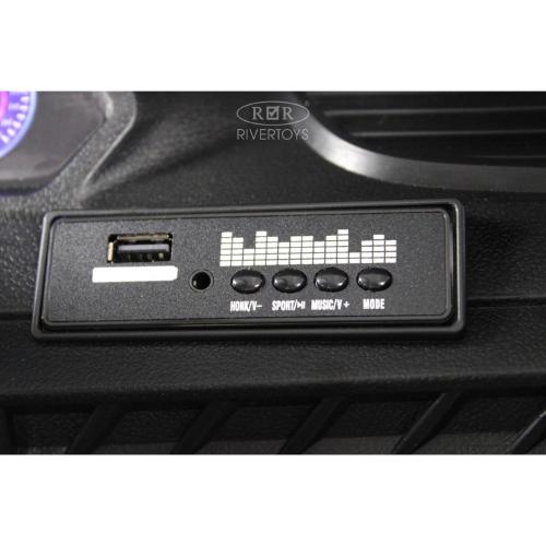 Детский электромобиль RiverToys G555GG чёрный фото 15