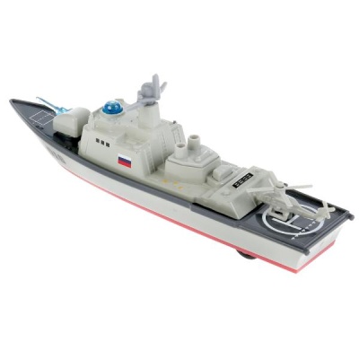 Металлическая инерционная модель Крейсер 18см Технопарк FY016-18SLMIL-GY 2