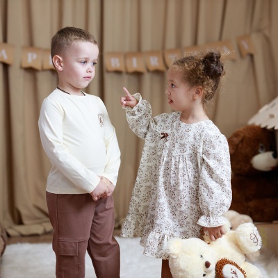 Штаны Чуди Кидс 241424 коричневый 04