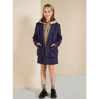Юбка школьная Deloras 63767QD синий 02