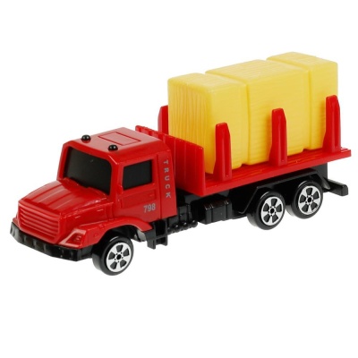 Машинка Грузовик сеновоз Технопарк 2028096-HAYTRUCK-R 01