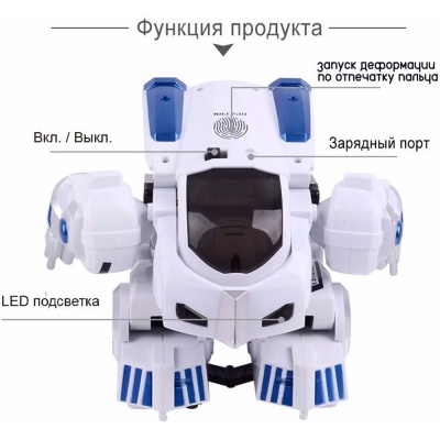 Радиоуправляемый робот-трансформер Смарти Zhorya ZYB-B2842 5