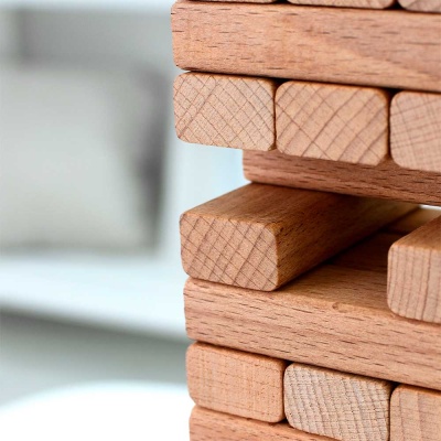 Настольная игра Дженга Башня ПК Лидер МТ080808