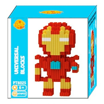 Конструктор 3D Герой в красном XINZ 3D6025 2