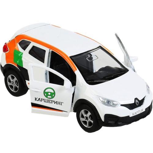 Машинка металлическая Renault Kaptur каршеринг Технопарк SB-18-20-RK-CS-WB