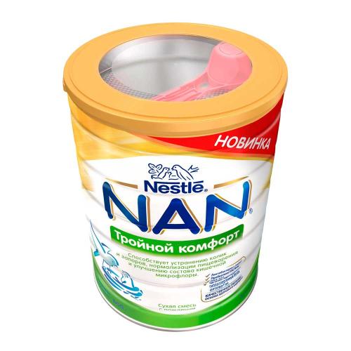 Сухая молочная смесь NAN Тройной Комфорт Nestle 800 г фото 2