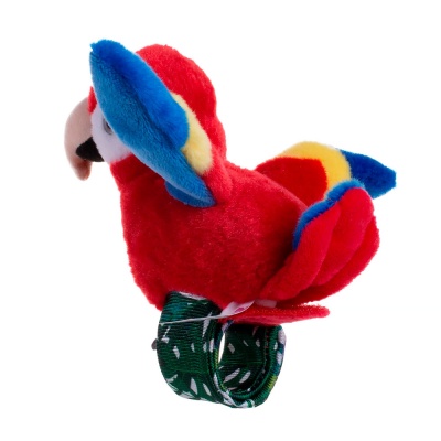 Интерактивная игрушка со слэп браслетом Красный попугай Happy Yappers 9594 4