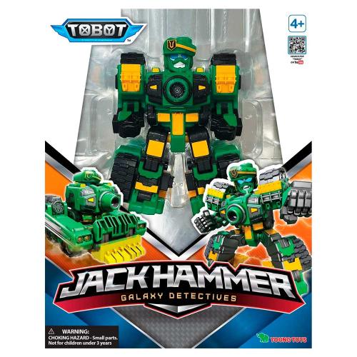 Робот-трансформер Тобот Детективы Галактики Джек Хаммер Young Toys 301117 фото 4